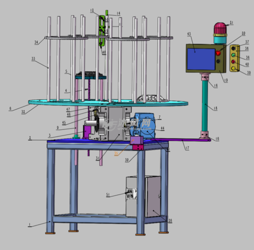 模型库 机械设备 通用设备 上下料设备         本机是给桁架机械手